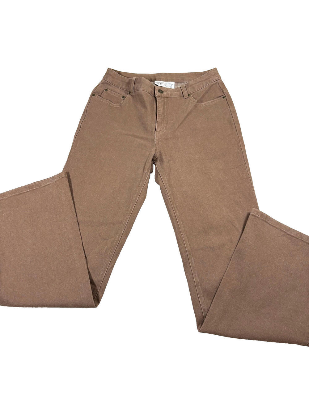 Jones New York Jeans Womens Brown Straight Leg Denim Pants Size Estimate 8